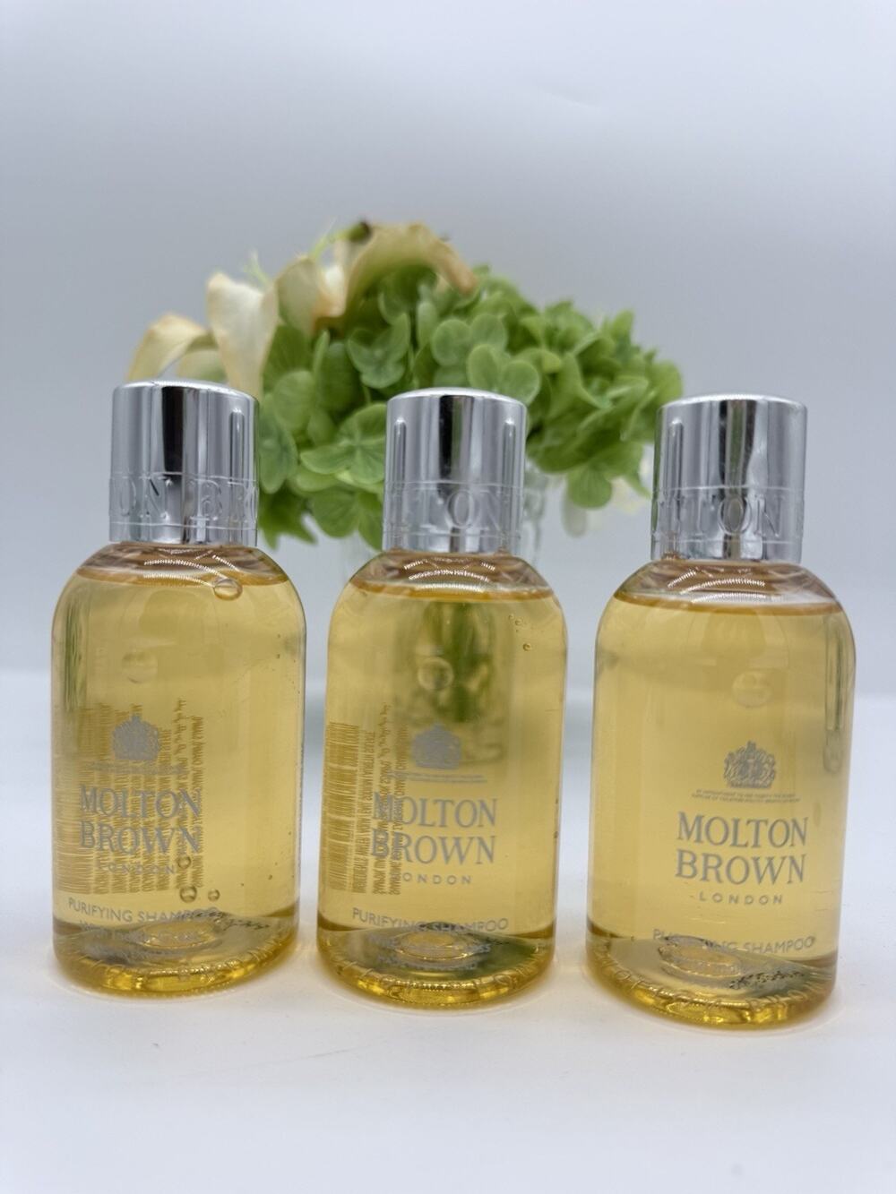 Set of 3 Molton Brown Purifying Shampoo With Indian Cress 3.3oz / 100mL Each